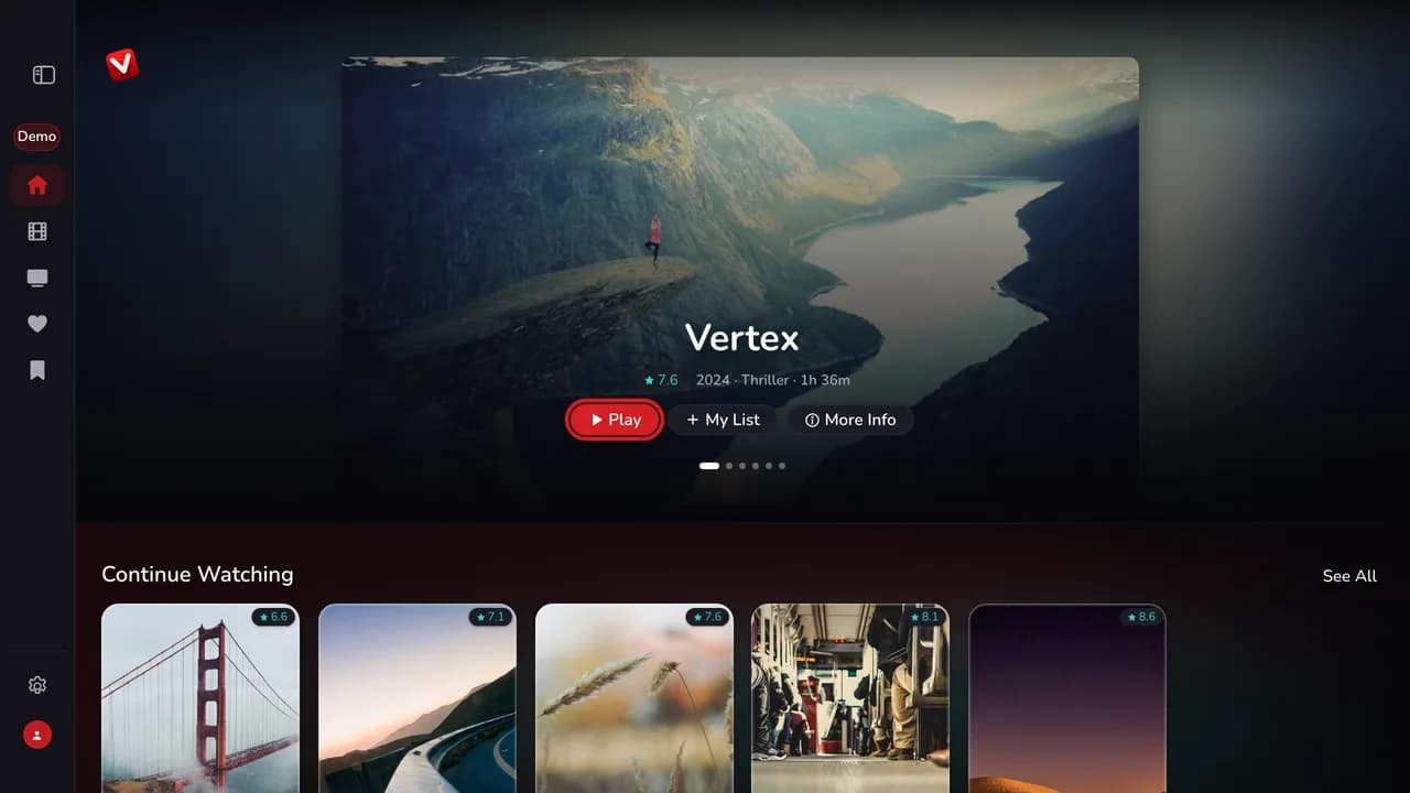 Xbox app — demo library