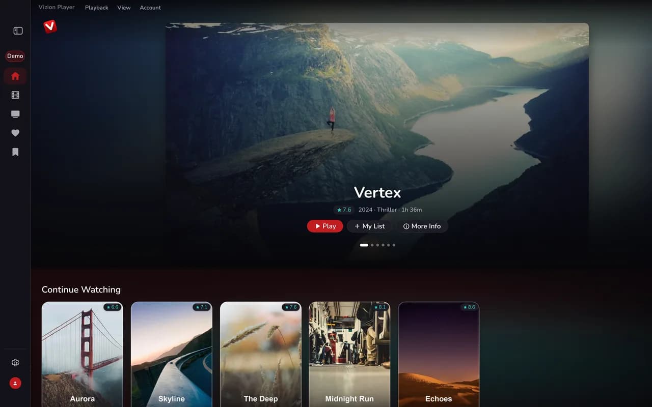 Windows app — demo library